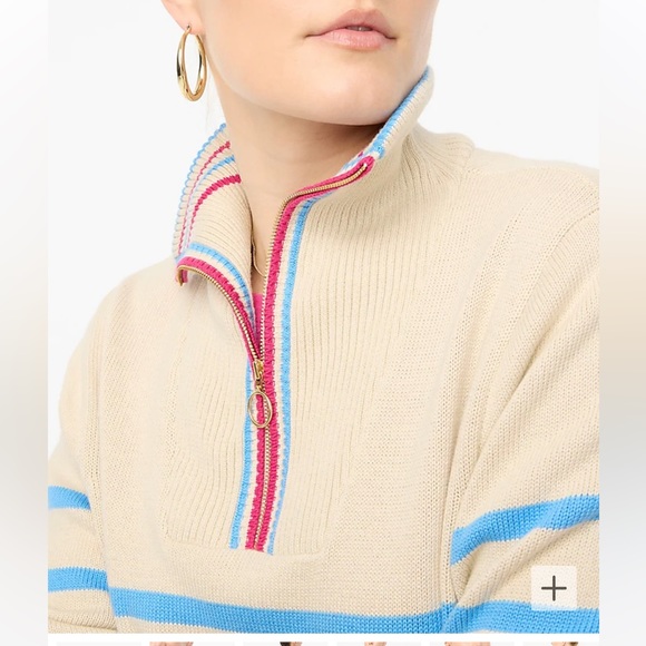 j crew factory half zip pullover - Picture 2 of 9
